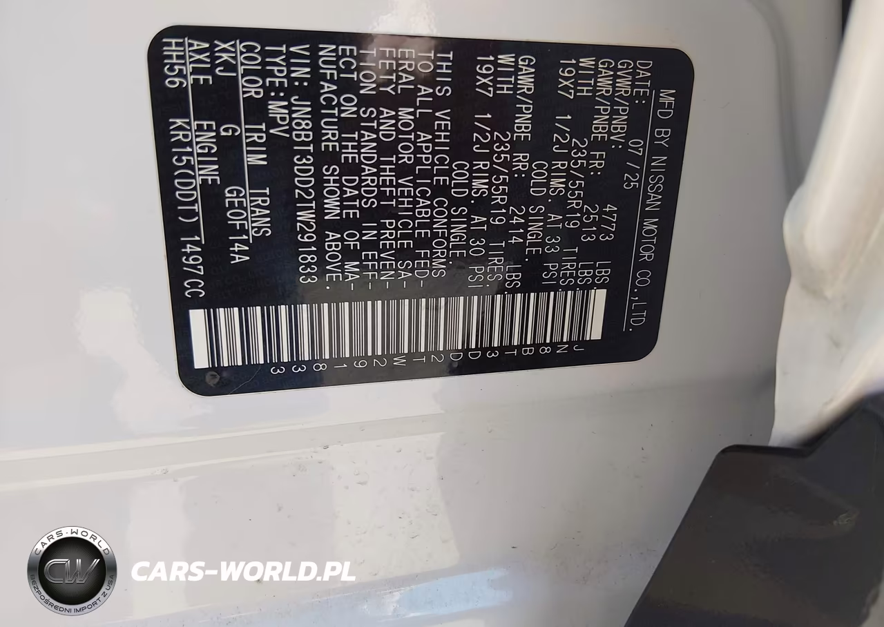 2026 Nissan Rogue Platinum VIN:JN8BT3DD2TW291833 - 9