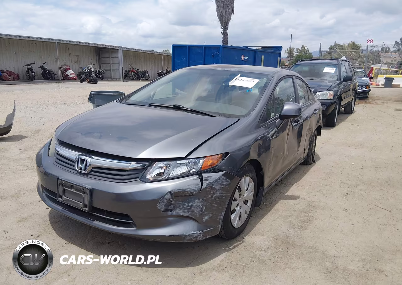 2012 Honda Civic Lx VIN:19XFB2F56CE362462 - 2