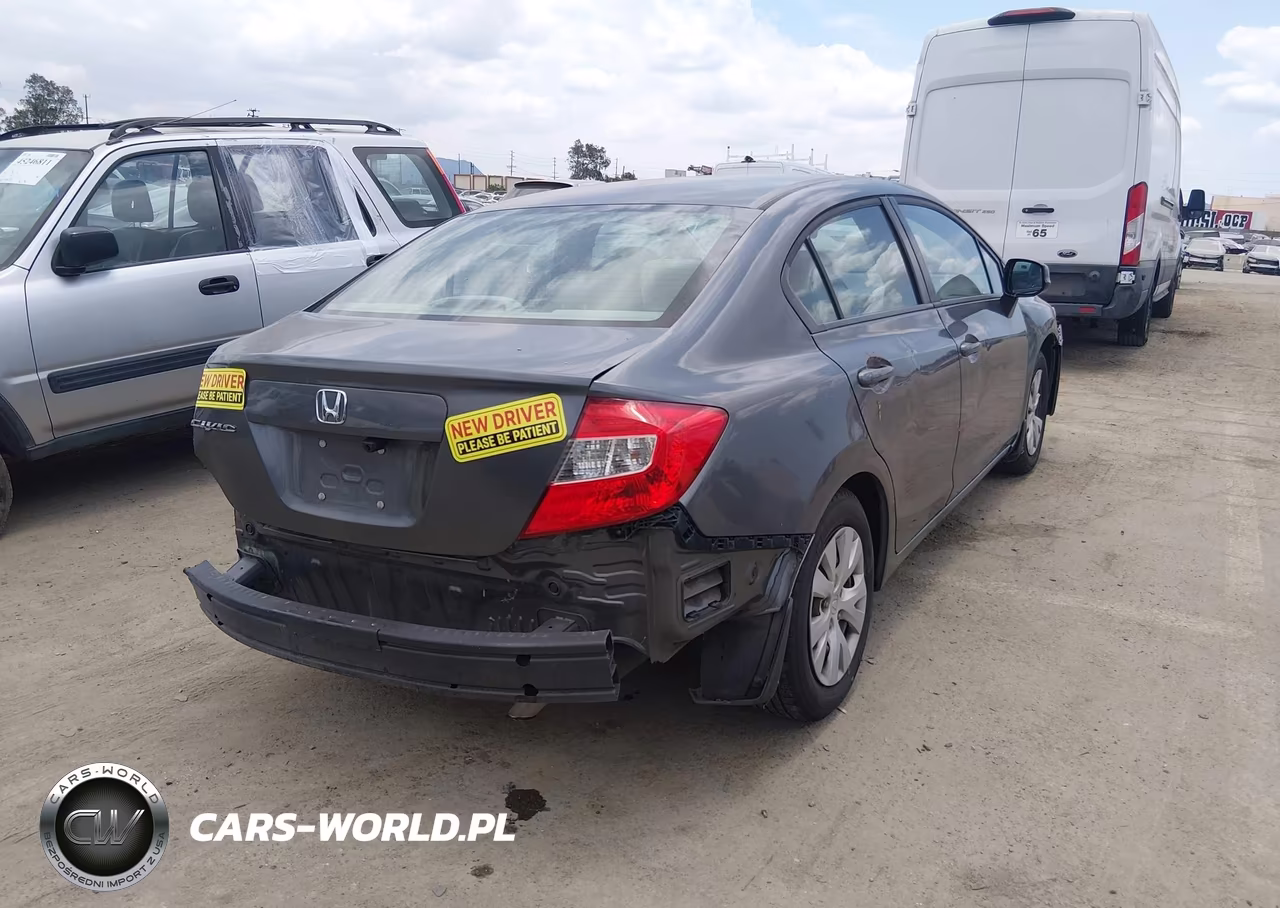 2012 Honda Civic Lx VIN:19XFB2F56CE362462 - 4