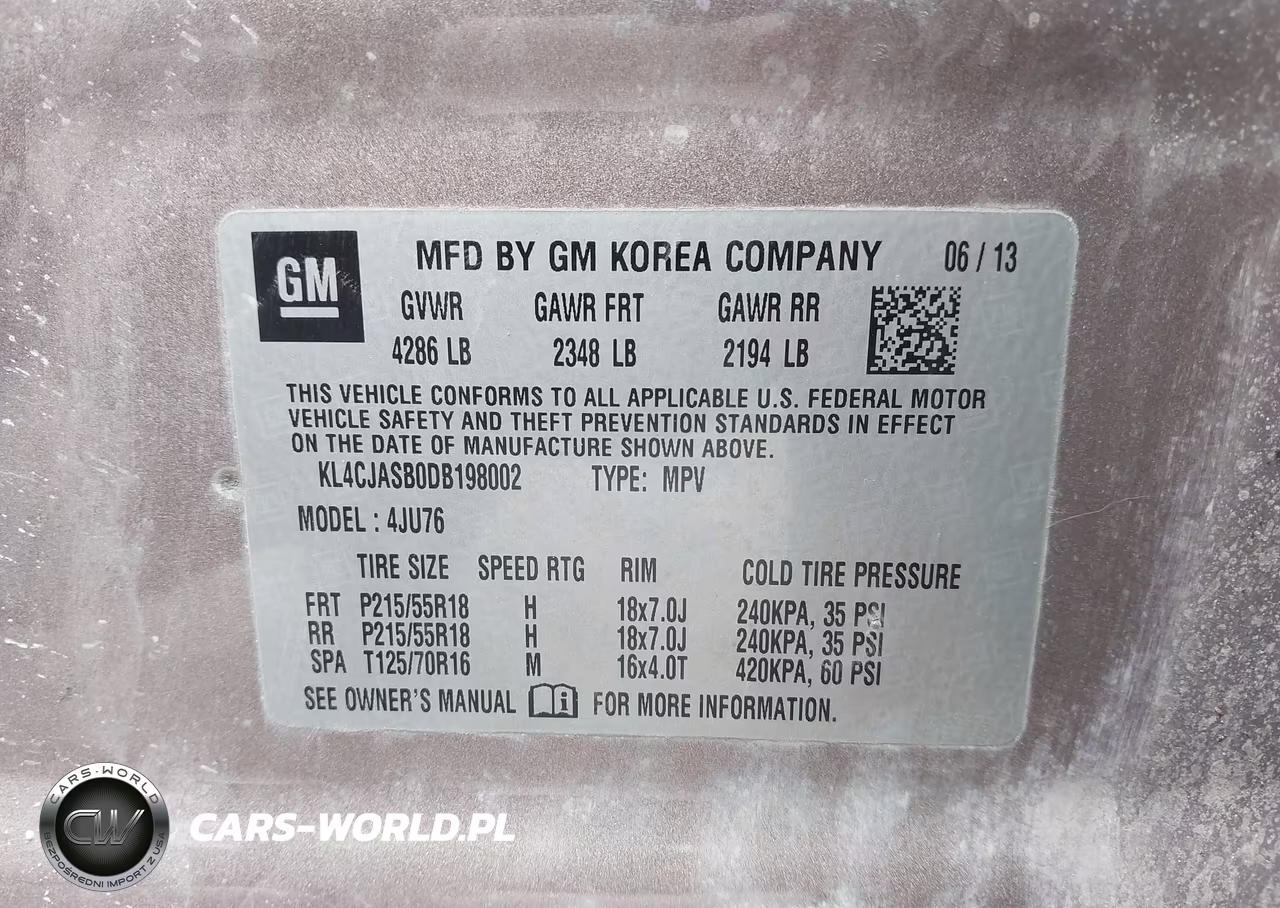 2013 Buick Encore VIN:KL4CJASB0DB198002 - 9