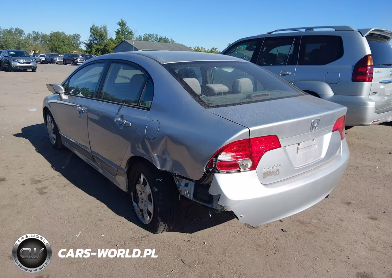 2007 Honda Civic Lx VIN:1HGFA16517L020185 - 3