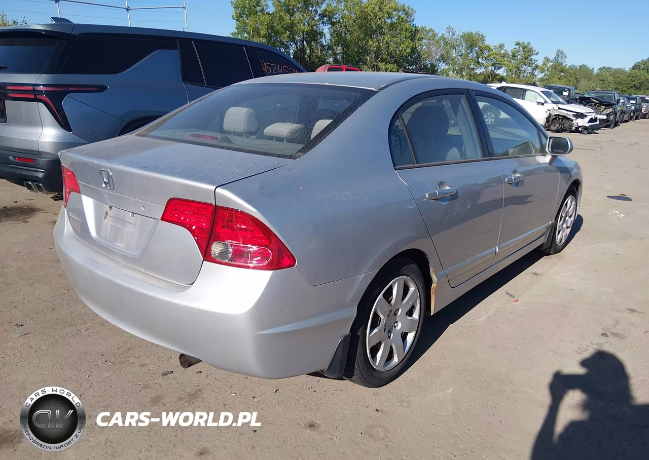 2007 Honda Civic Lx VIN:1HGFA16517L020185 - 4