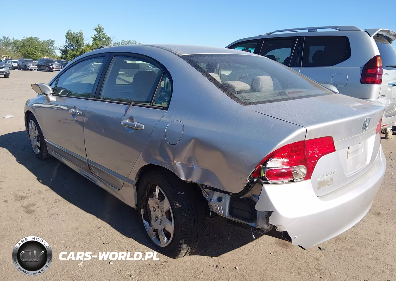 2007 Honda Civic Lx VIN:1HGFA16517L020185 - 6