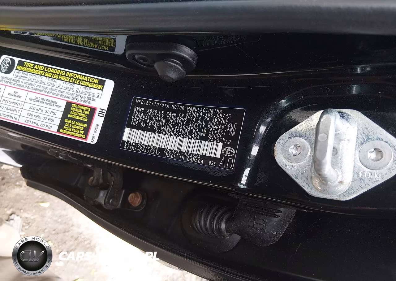 2016 Toyota Corolla S Plus VIN:2T1BURHE2GC488384 - 9