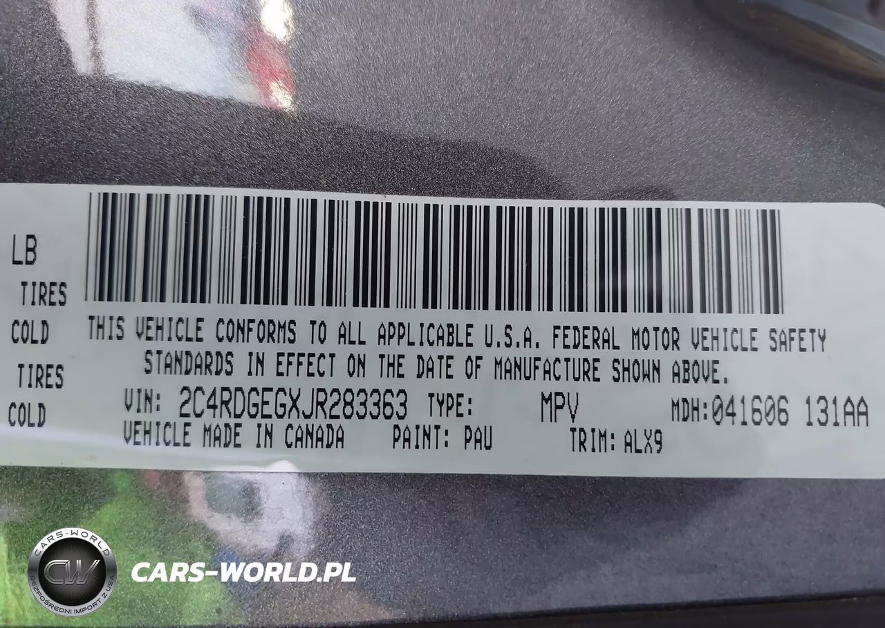 2018 Dodge Grand Caravan Gt VIN:2C4RDGEGXJR283363 - 9