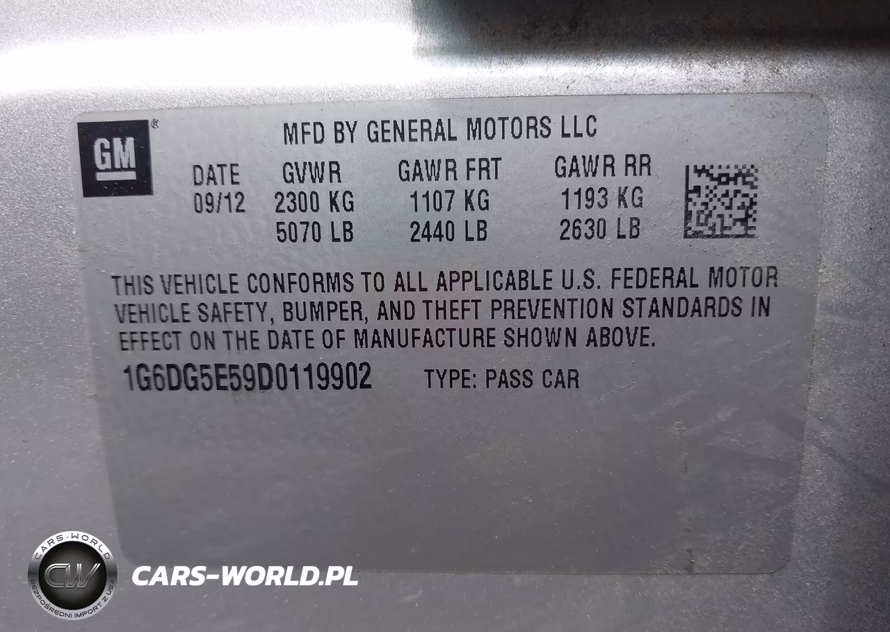 2013 Cadillac Cts Luxury VIN:1G6DG5E59D0119902 - 9