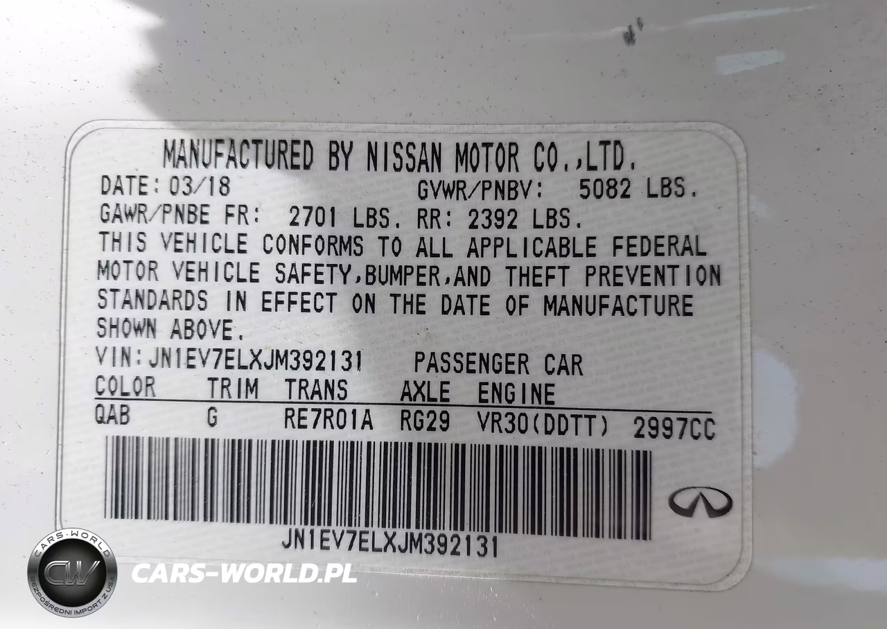 2018 Infiniti Q60 3.0T Luxe VIN:JN1EV7ELXJM392131 - 9