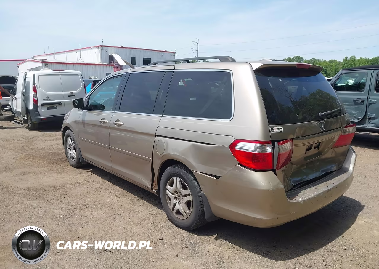 2007 Honda Odyssey Ex-L VIN:5FNRL38777B136638 - 3
