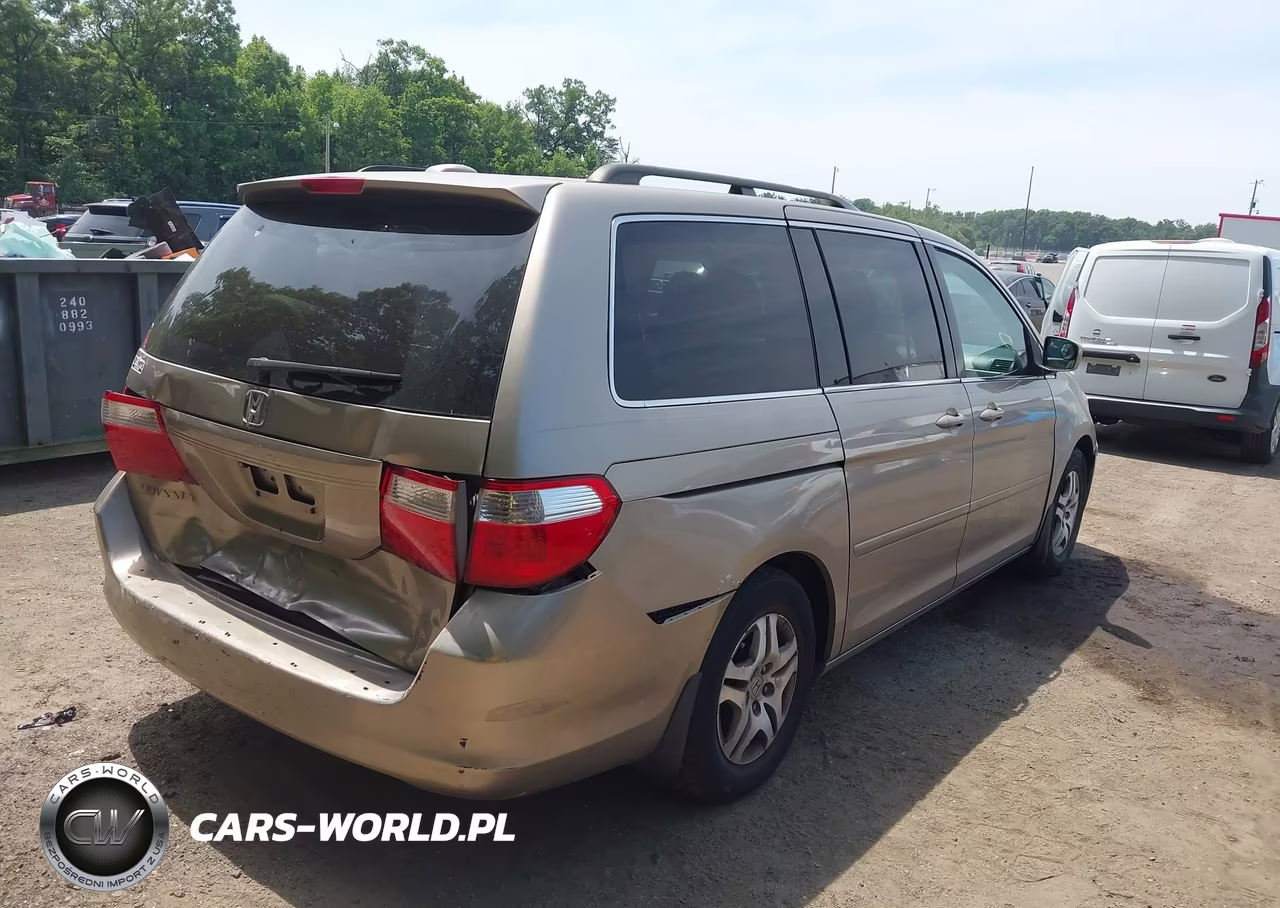 2007 Honda Odyssey Ex-L VIN:5FNRL38777B136638 - 4