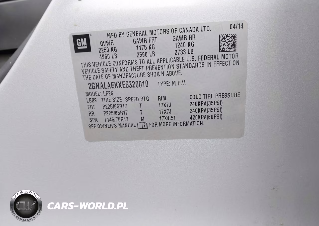 2014 Chevrolet Equinox Ls VIN:2GNALAEKXE6320010 - 9