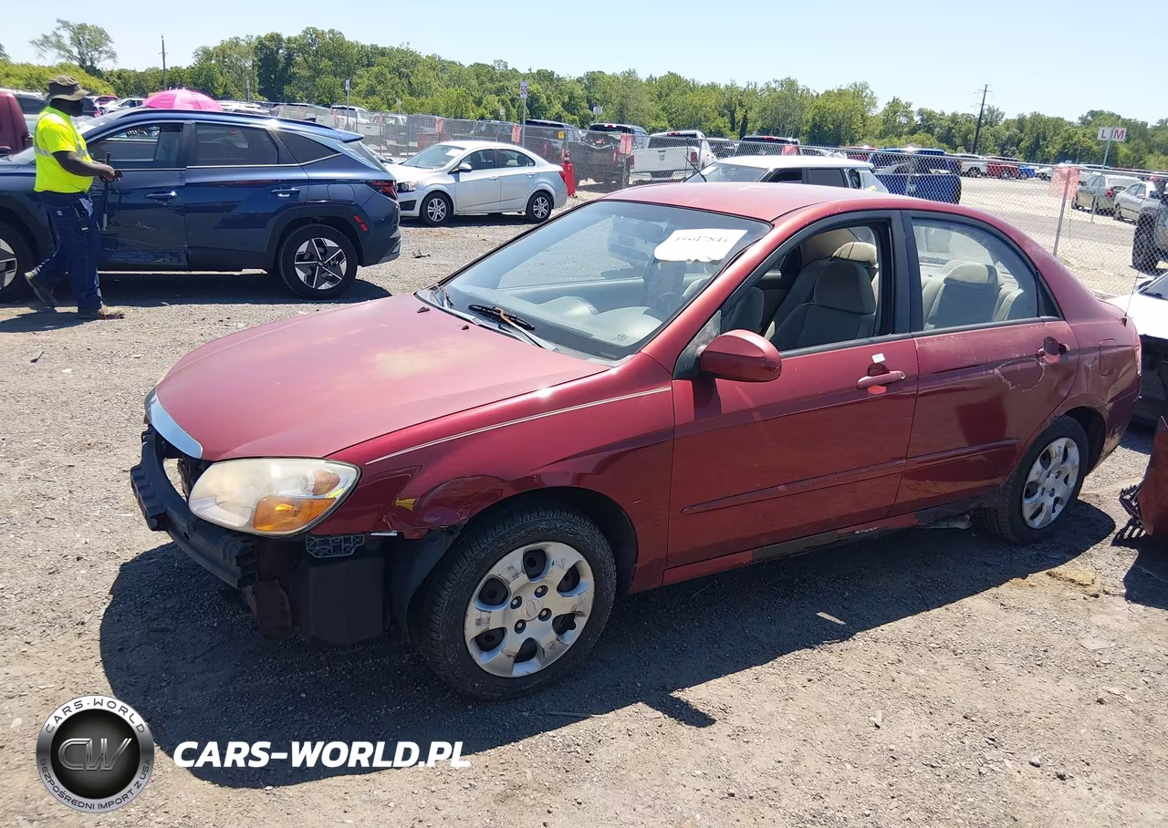 2008 Kia Spectra Ex VIN:KNAFE121585539586 - 2