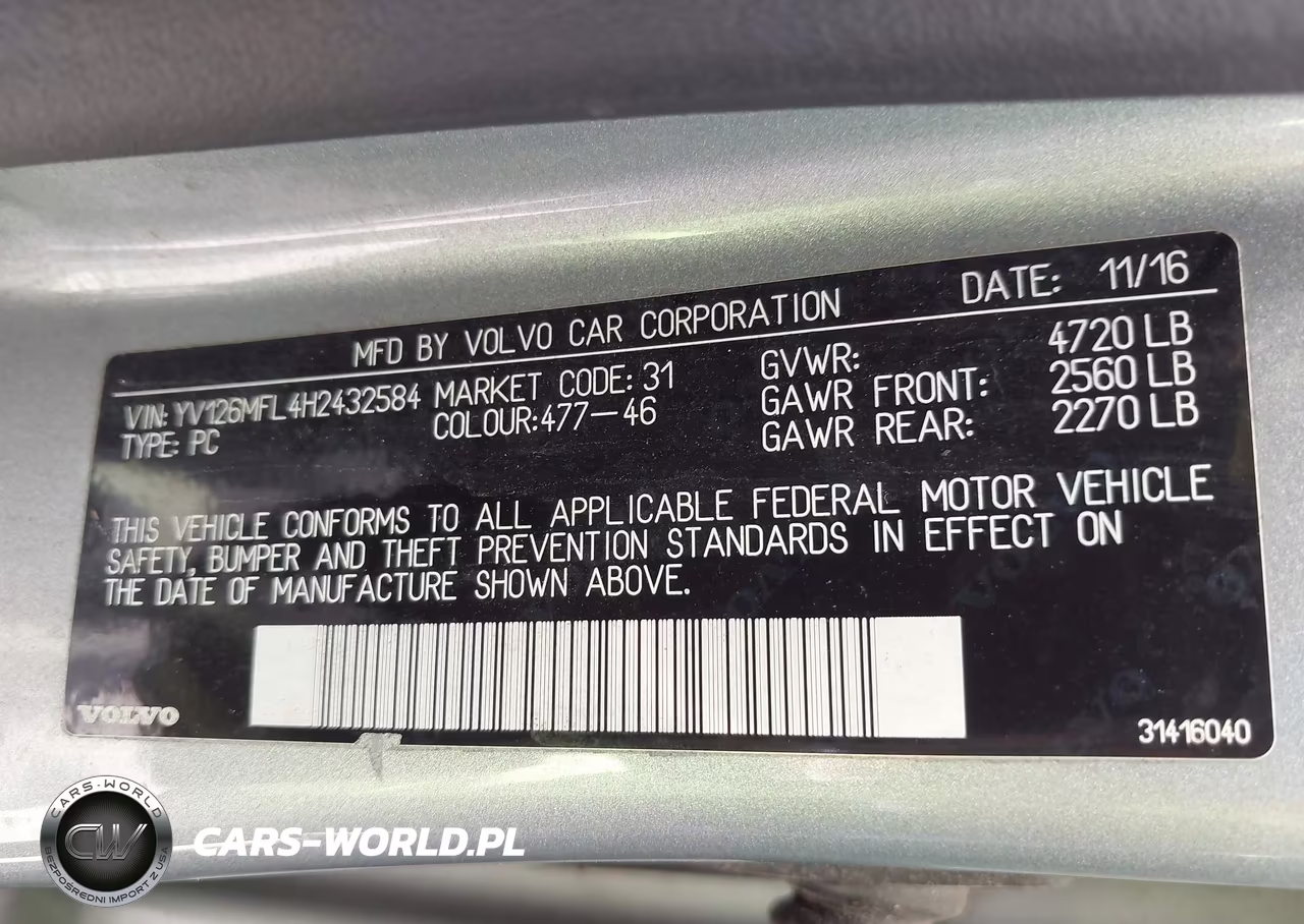 2017 Volvo S60 T5 Dynamic VIN:YV126MFL4H2432584 - 9