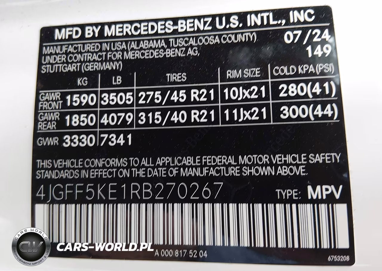 2024 Mercedes-Benz Gls 450 4Matic VIN:4JGFF5KE1RB270267 - 9