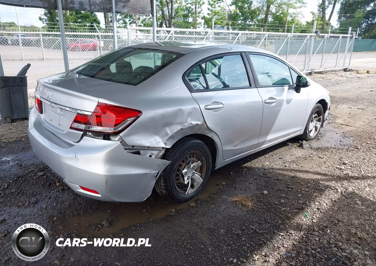 2014 Honda Civic Lx VIN:19XFB2F52EE266055 - 4