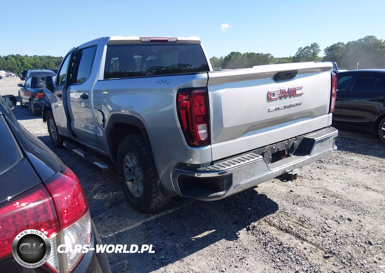 2022 GMC Sierra 1500 4Wd Short Box Pro VIN:3GTUUAED3NG541571 - 3