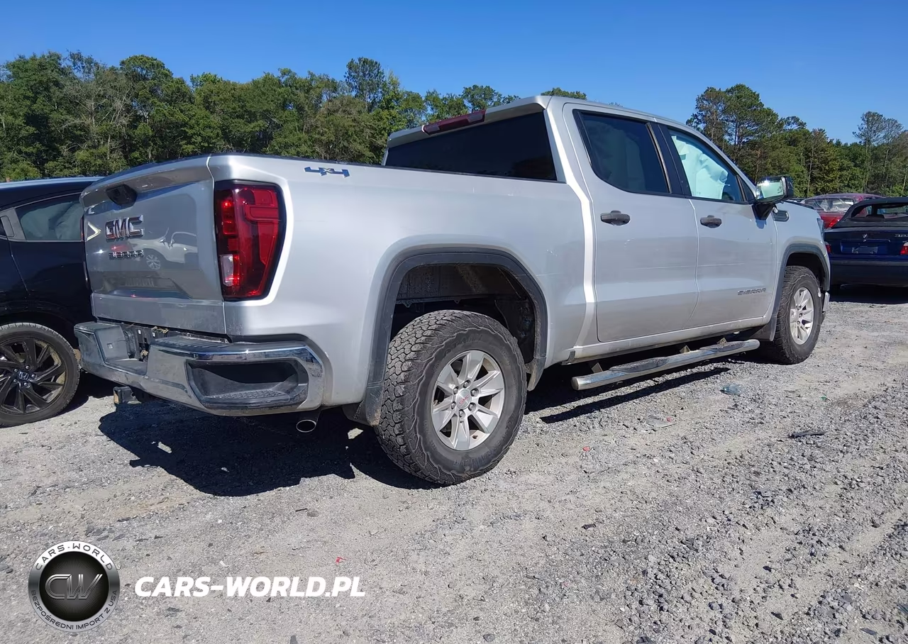 2022 GMC Sierra 1500 4Wd Short Box Pro VIN:3GTUUAED3NG541571 - 4