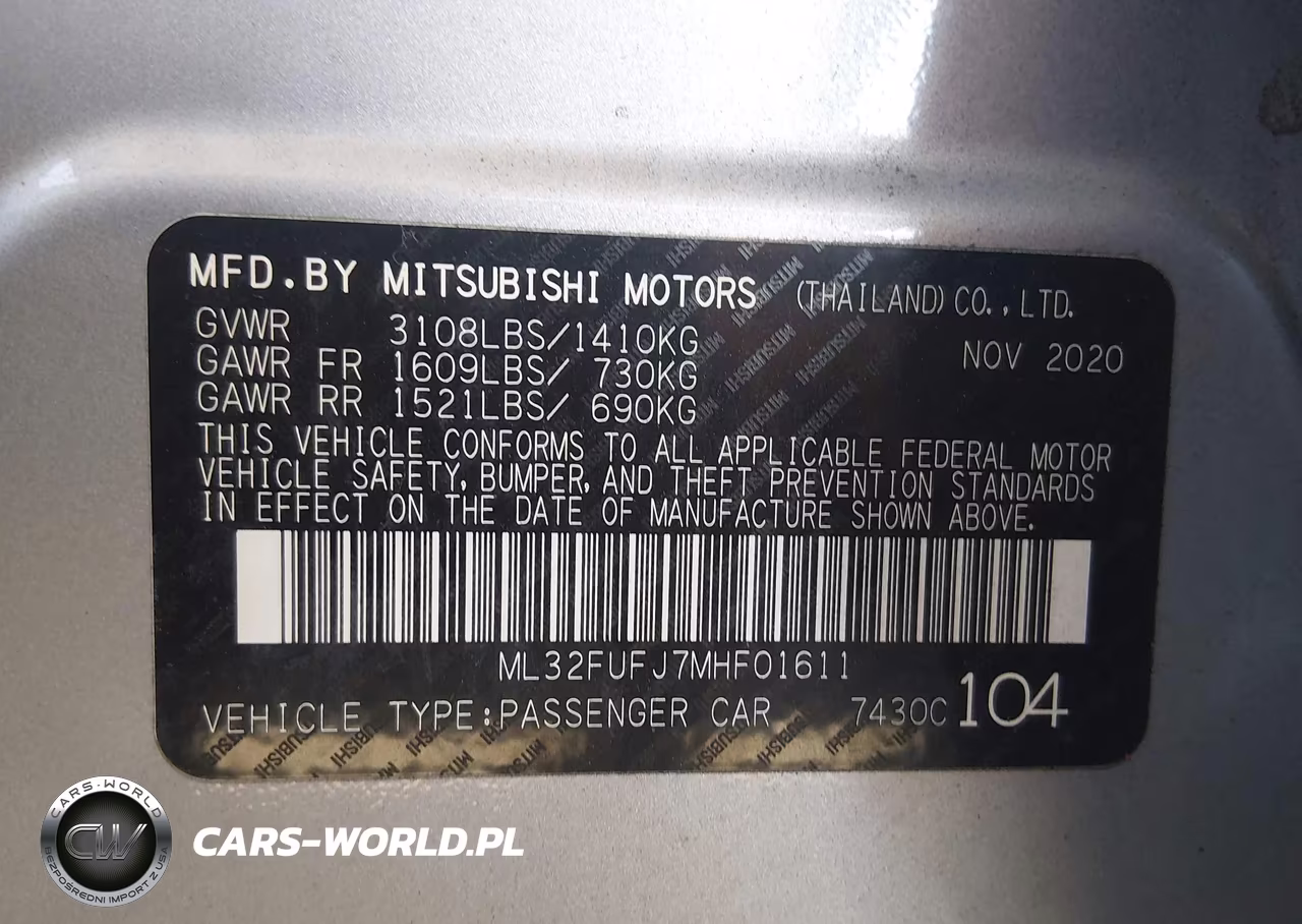 2021 Mitsubishi Mirage G4 Carbonite Edition-Es-Le VIN:ML32FUFJ7MHF01611 - 9