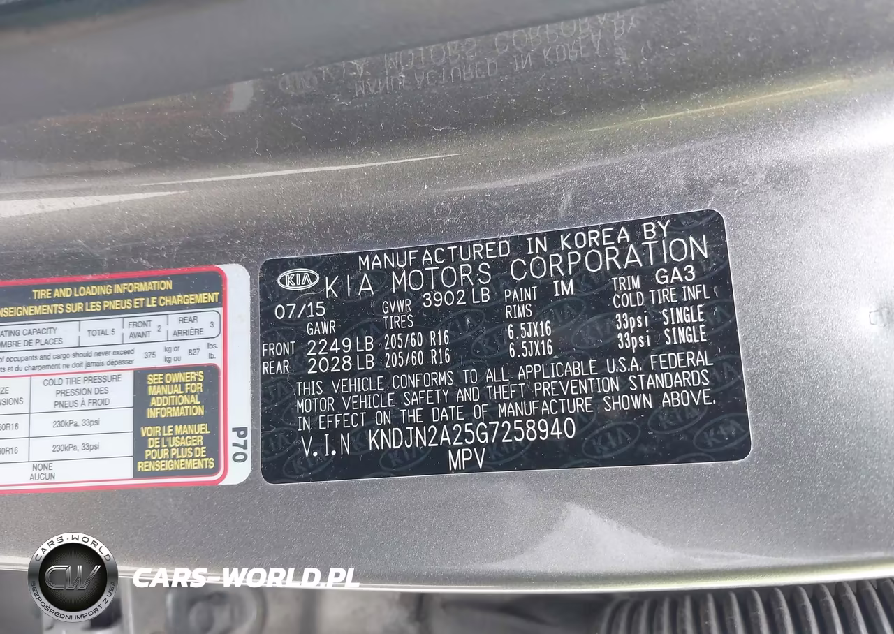 2016 Kia Soul VIN:KNDJN2A25G7258940 - 9