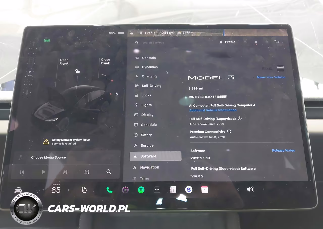 2026 Tesla Model 3 Premium Rear-Wheel Drive-Rear-Wheel Drive VIN:5YJ3E1EAXTF165551 - 7
