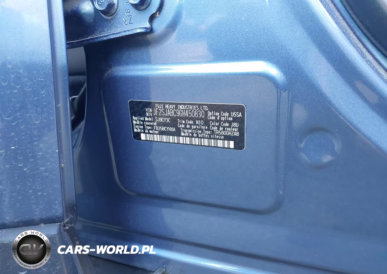 2016 Subaru Forester 2.5I VIN:JF2SJABC9GH450830 - 9