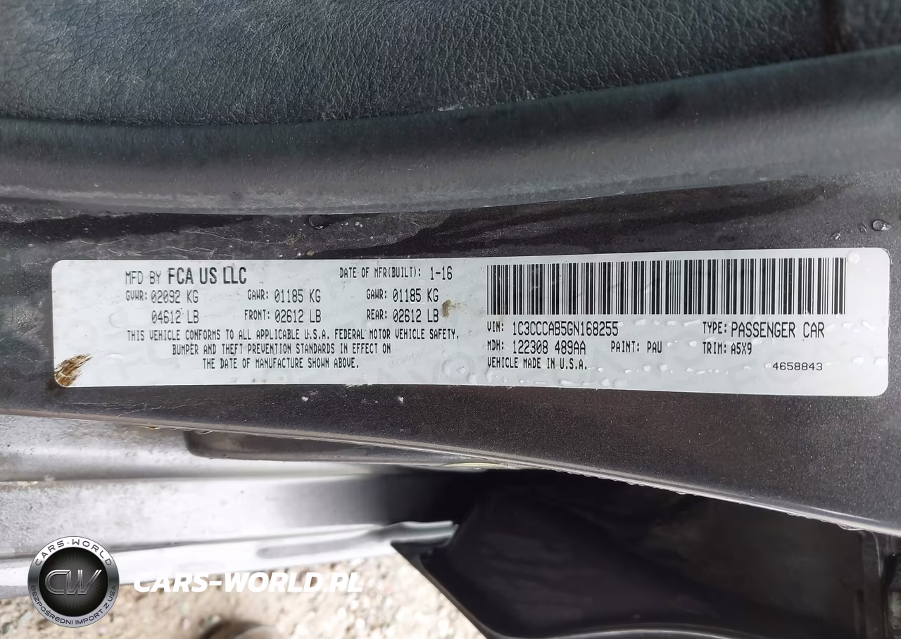 2016 Chrysler 200 Limited VIN:1C3CCCAB5GN168255 - 9