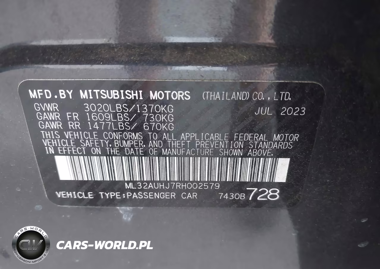 2024 Mitsubishi Mirage Es VIN:ML32AUHJ7RH002579 - 9