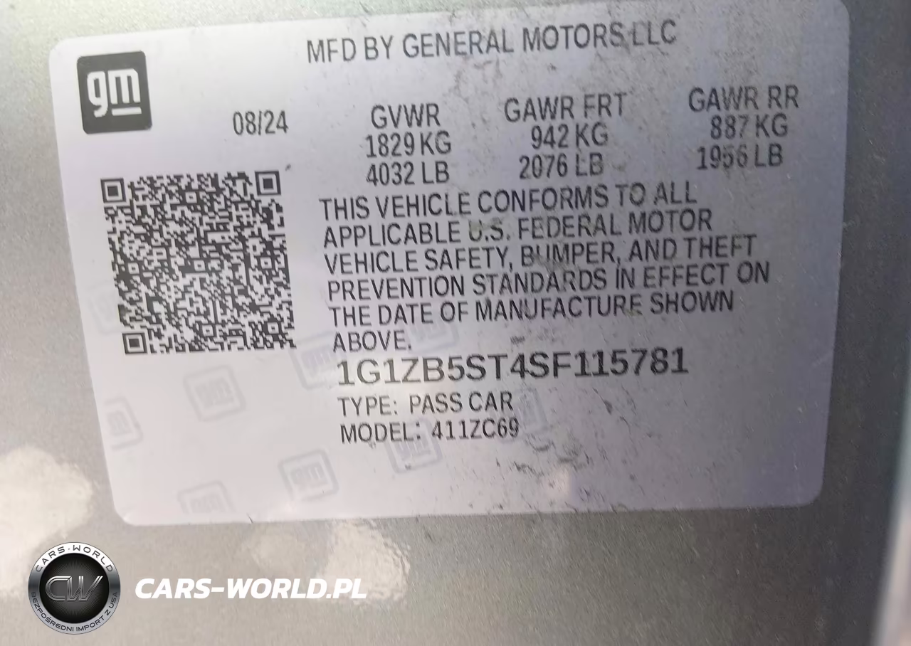 2025 Chevrolet Malibu Fwd Ls VIN:1G1ZB5ST4SF115781 - 9