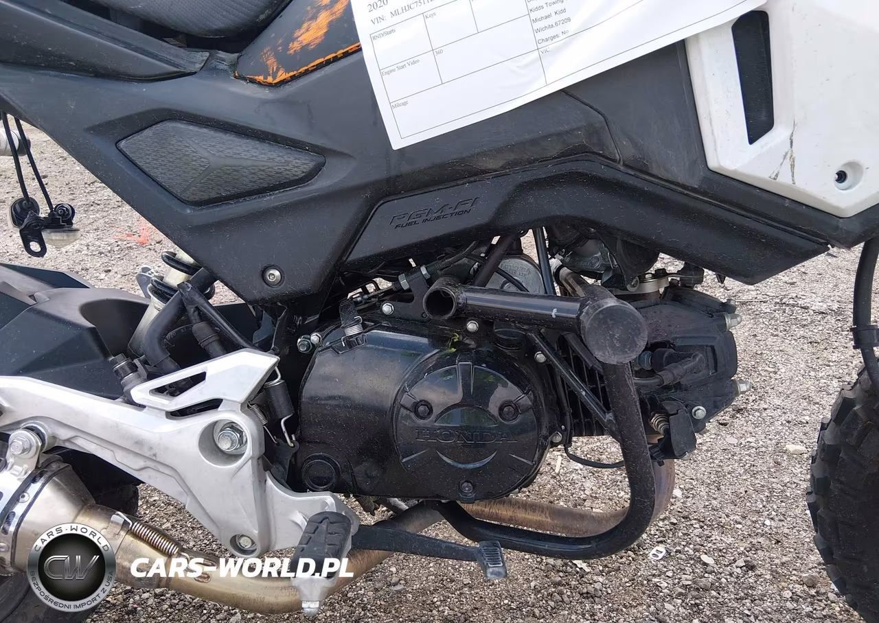 2020 Honda Grom 125 VIN:MLHJC7511L5206809 - 8