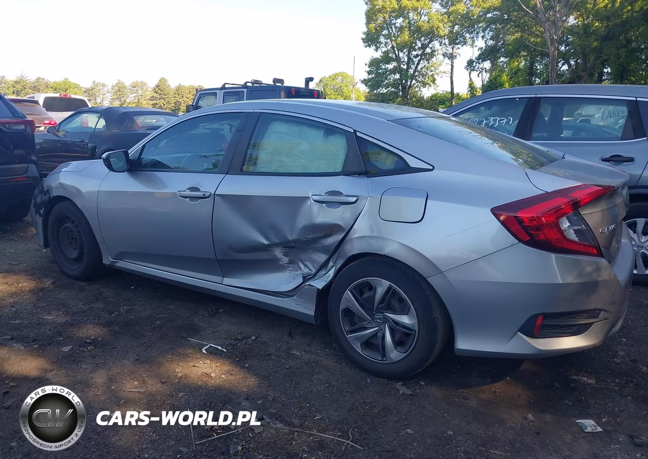 2020 Honda Civic Lx VIN:2HGFC2F64LH600305 - 6