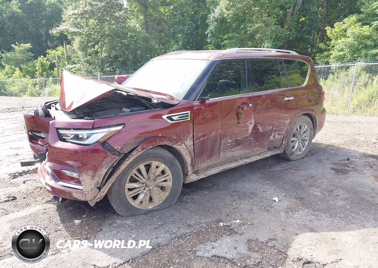 2021 Infiniti Qx80 Luxe VIN:JN8AZ2AF6M9715024 - 2
