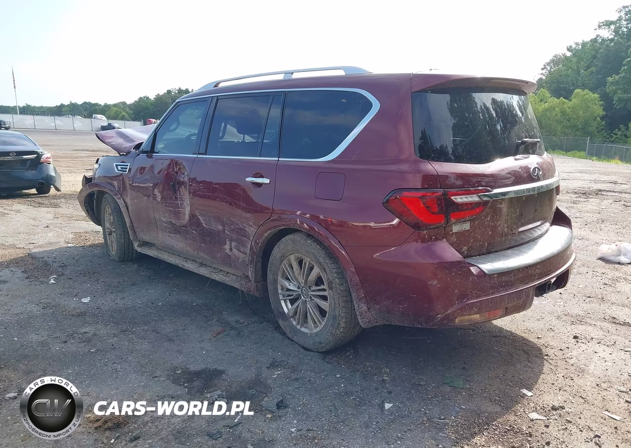 2021 Infiniti Qx80 Luxe VIN:JN8AZ2AF6M9715024 - 3