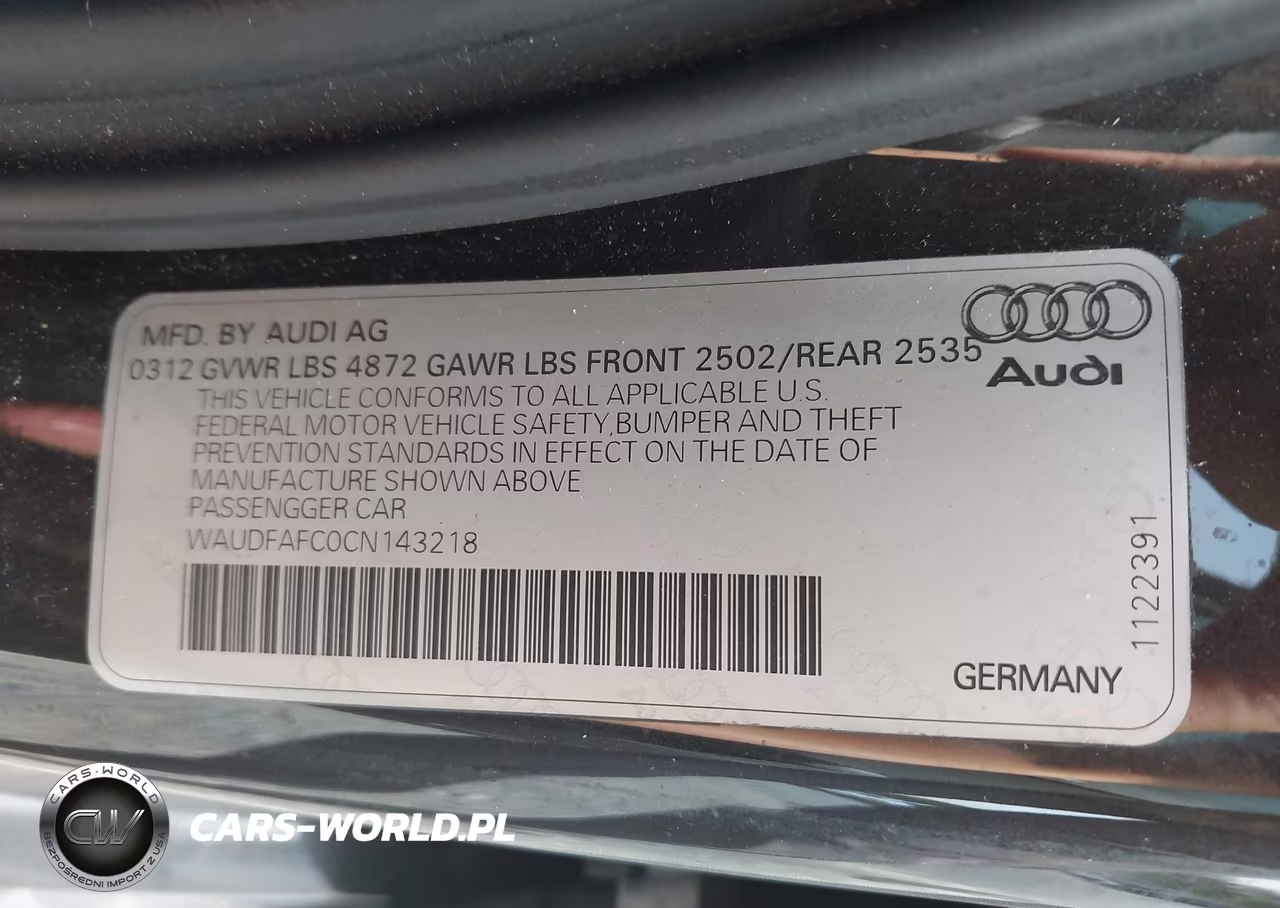 2012 Audi A6 2.0T Premium VIN:WAUDFAFC0CN143218 - 9