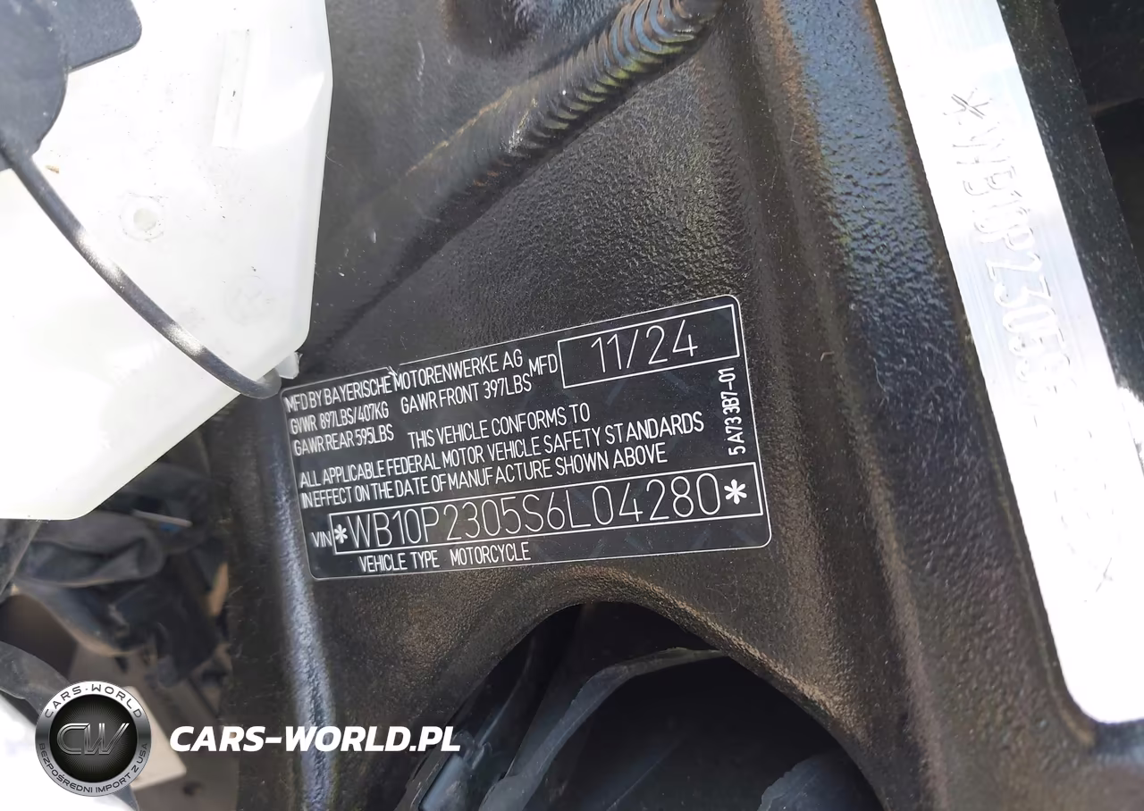 2025 BMW S 1000 Rr VIN:WB10P2305S6L04280 - 10