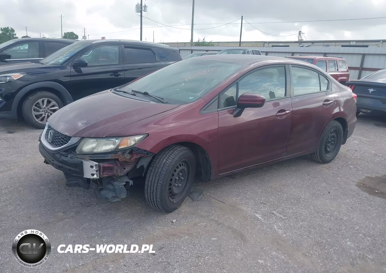 2014 Honda Civic Lx VIN:19XFB2F5XEE208727 - 2