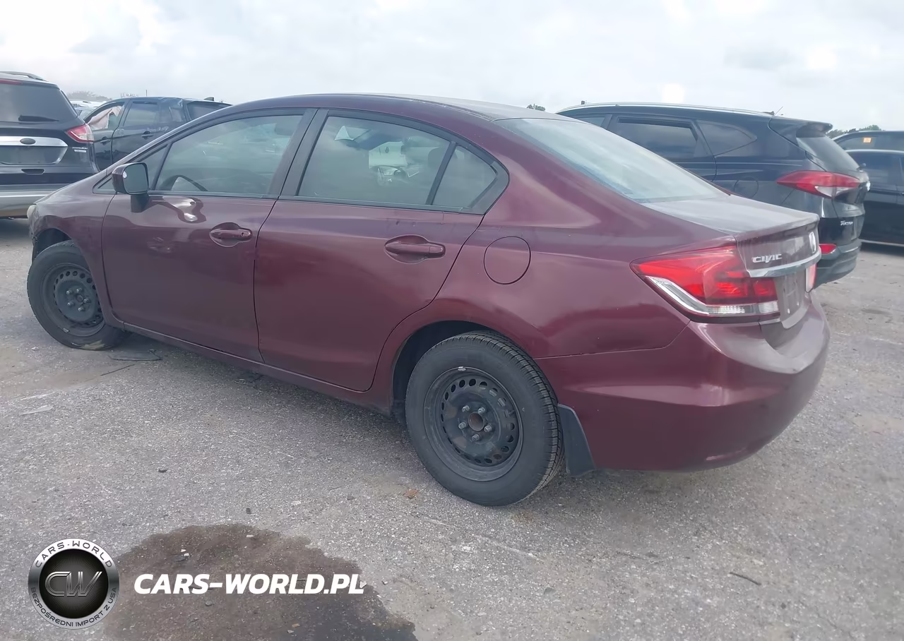 2014 Honda Civic Lx VIN:19XFB2F5XEE208727 - 3