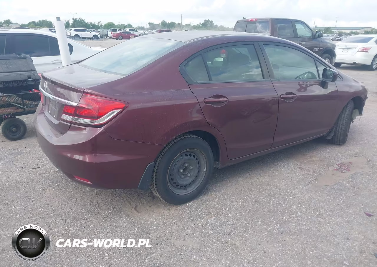 2014 Honda Civic Lx VIN:19XFB2F5XEE208727 - 4