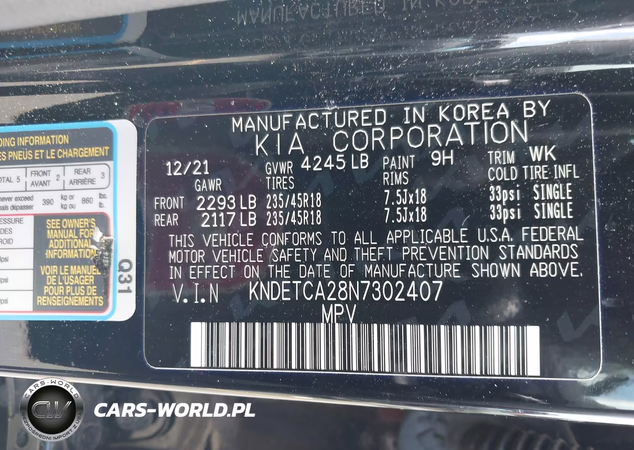 2022 Kia Seltos Sx Turbo VIN:KNDETCA28N7302407 - 9