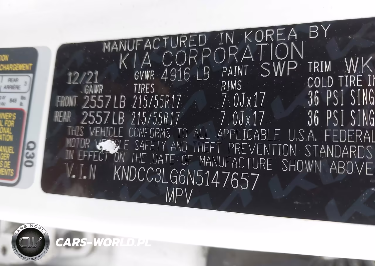 2022 Kia Niro Ev Ex VIN:KNDCC3LG6N5147657 - 9