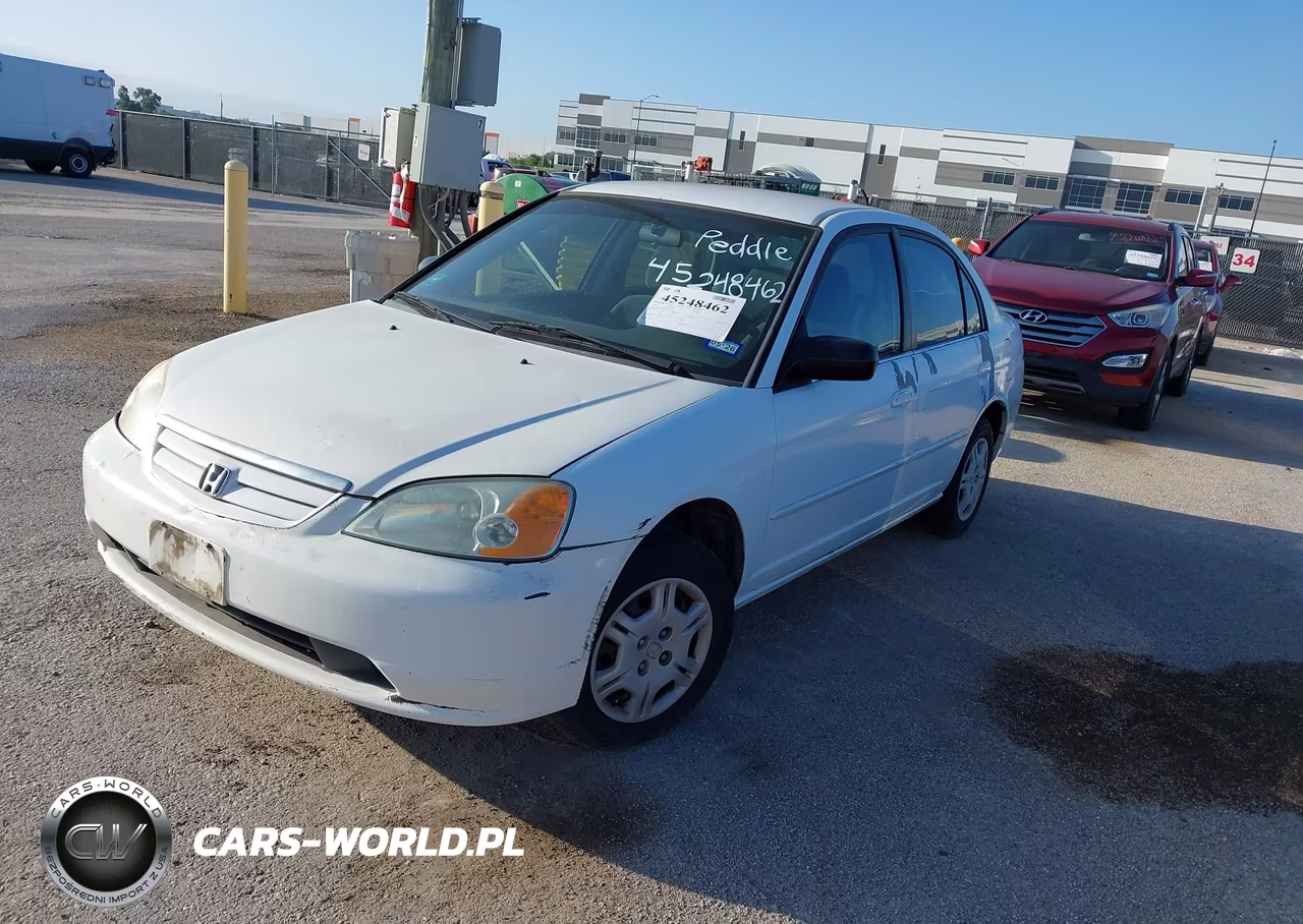 2002 Honda Civic Lx VIN:2HGES16592H570393 - 2