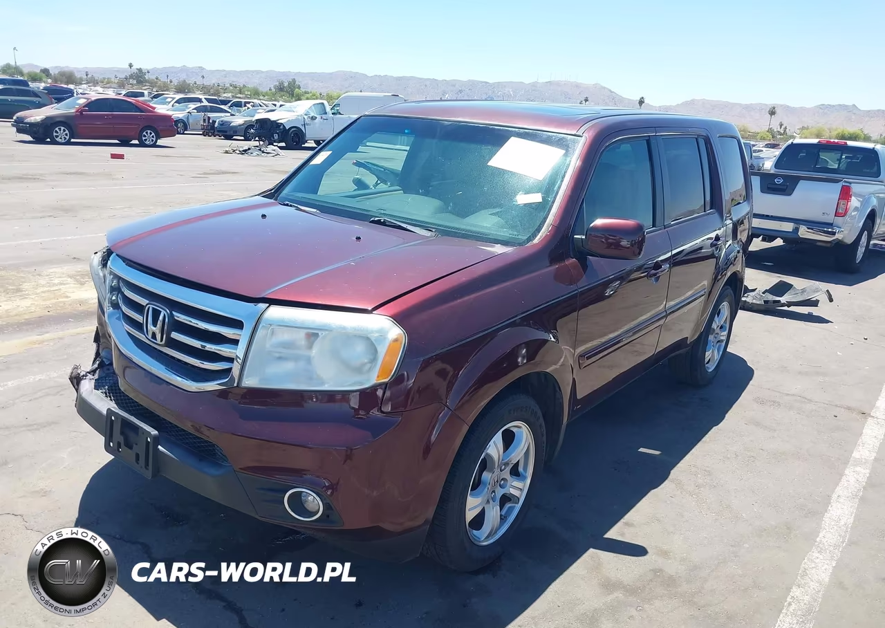 2012 Honda Pilot Ex-L VIN:5FNYF3H51CB034814 - 2