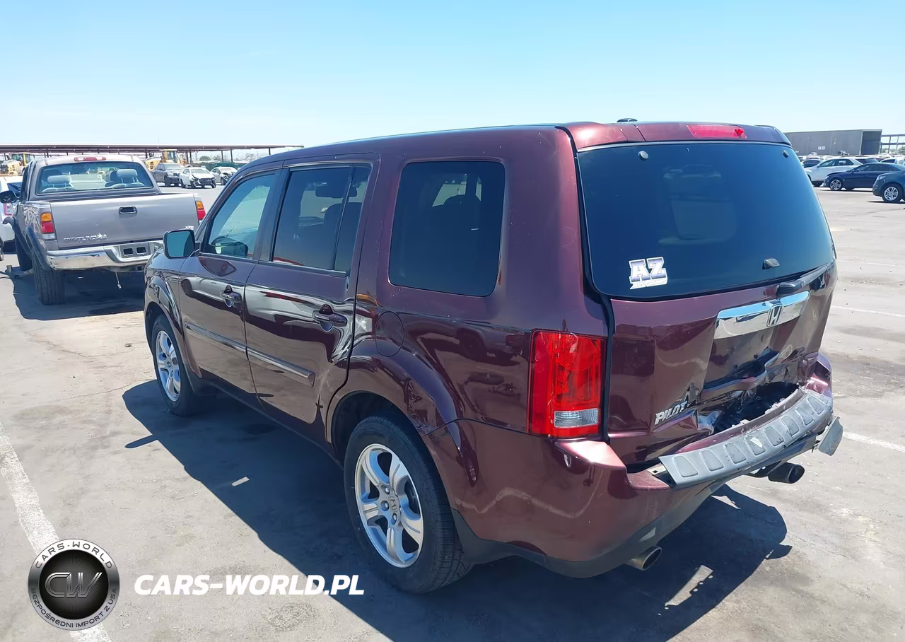2012 Honda Pilot Ex-L VIN:5FNYF3H51CB034814 - 3