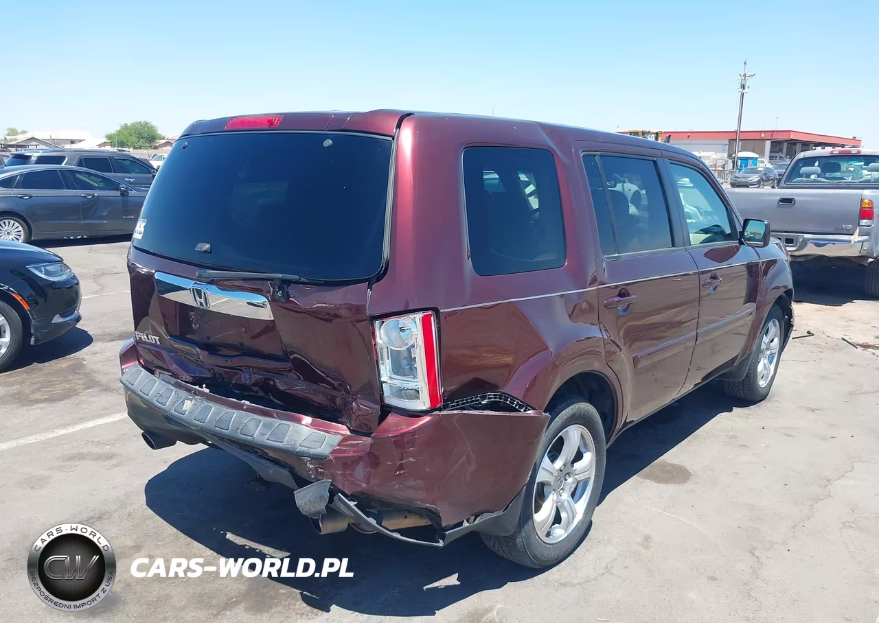 2012 Honda Pilot Ex-L VIN:5FNYF3H51CB034814 - 4