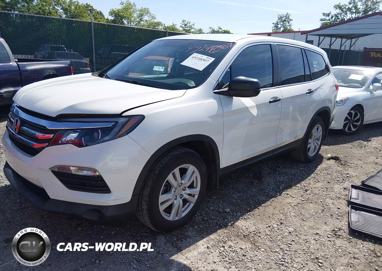 2018 Honda Pilot Lx VIN:5FNYF6H16JB065505 - 2