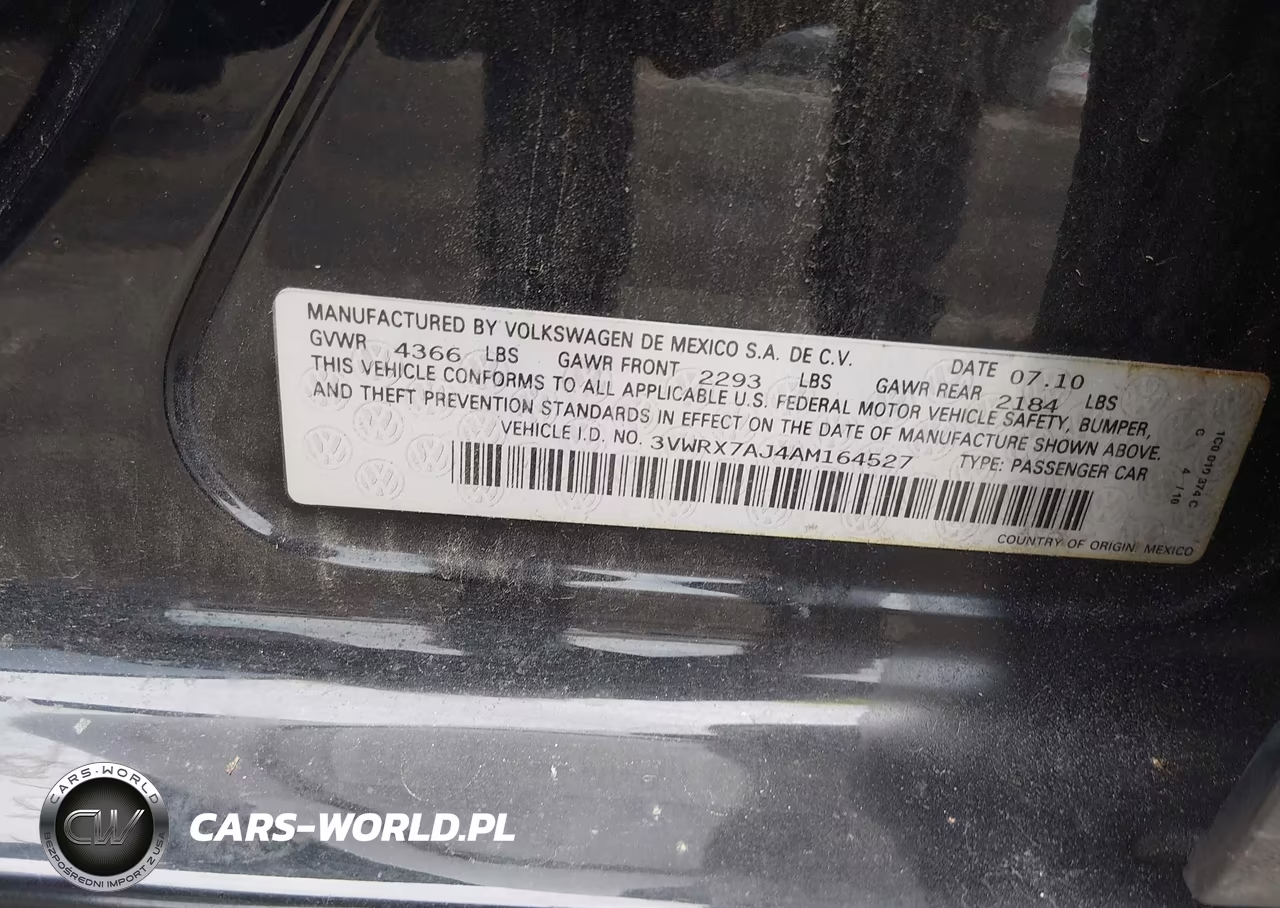 2010 Volkswagen Jetta Limited Edition VIN:3VWRX7AJ4AM164527 - 9