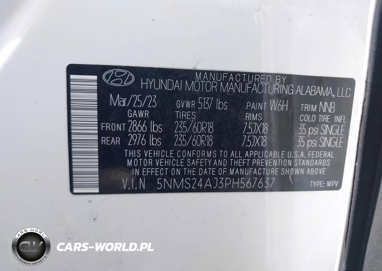 2023 Hyundai Santa Fe Sel VIN:5NMS24AJ3PH567637 - 9