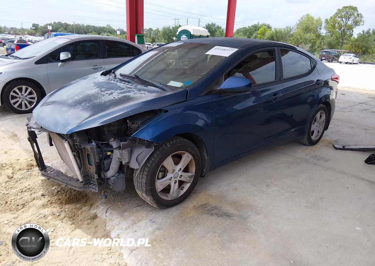 2013 Hyundai Elantra Gls VIN:KMHDH4AE6DU970747 - 2