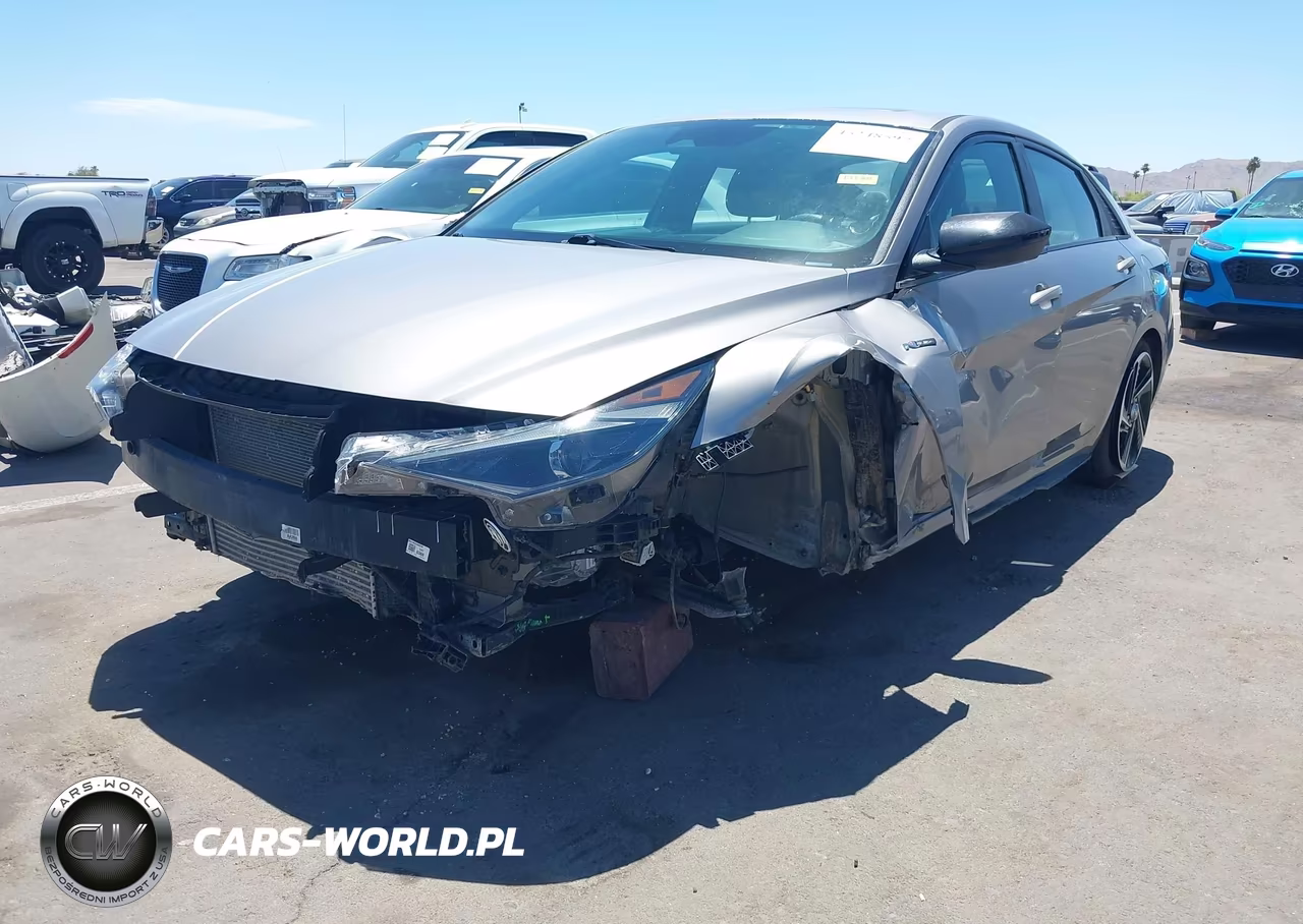 2021 Hyundai Elantra N Line VIN:KMHLR4AF0MU179941 - 2