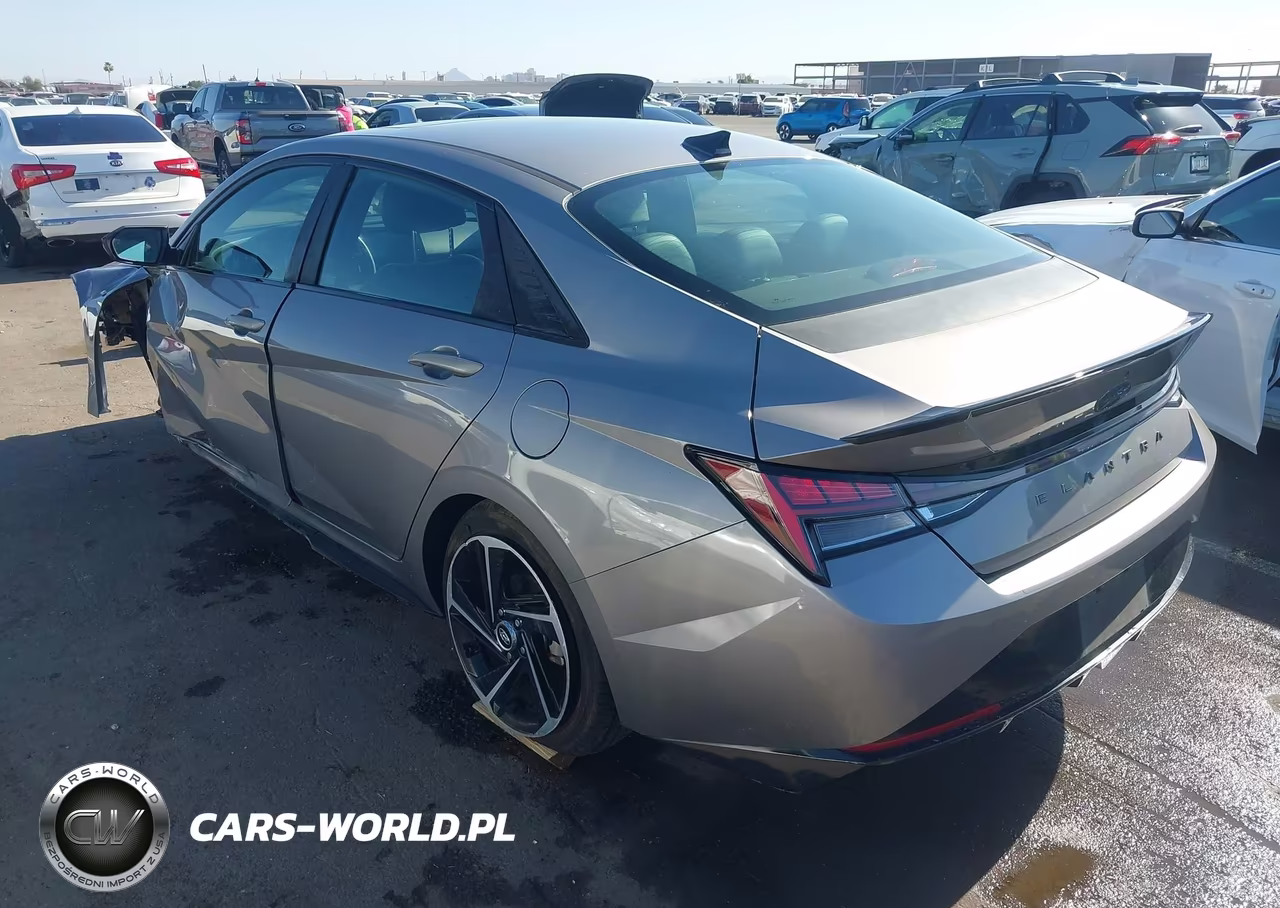 2021 Hyundai Elantra N Line VIN:KMHLR4AF0MU179941 - 3
