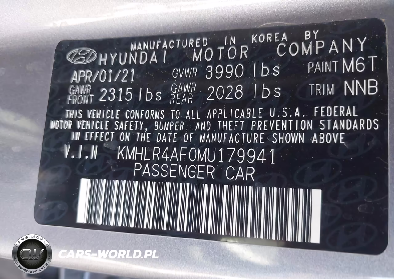 2021 Hyundai Elantra N Line VIN:KMHLR4AF0MU179941 - 9