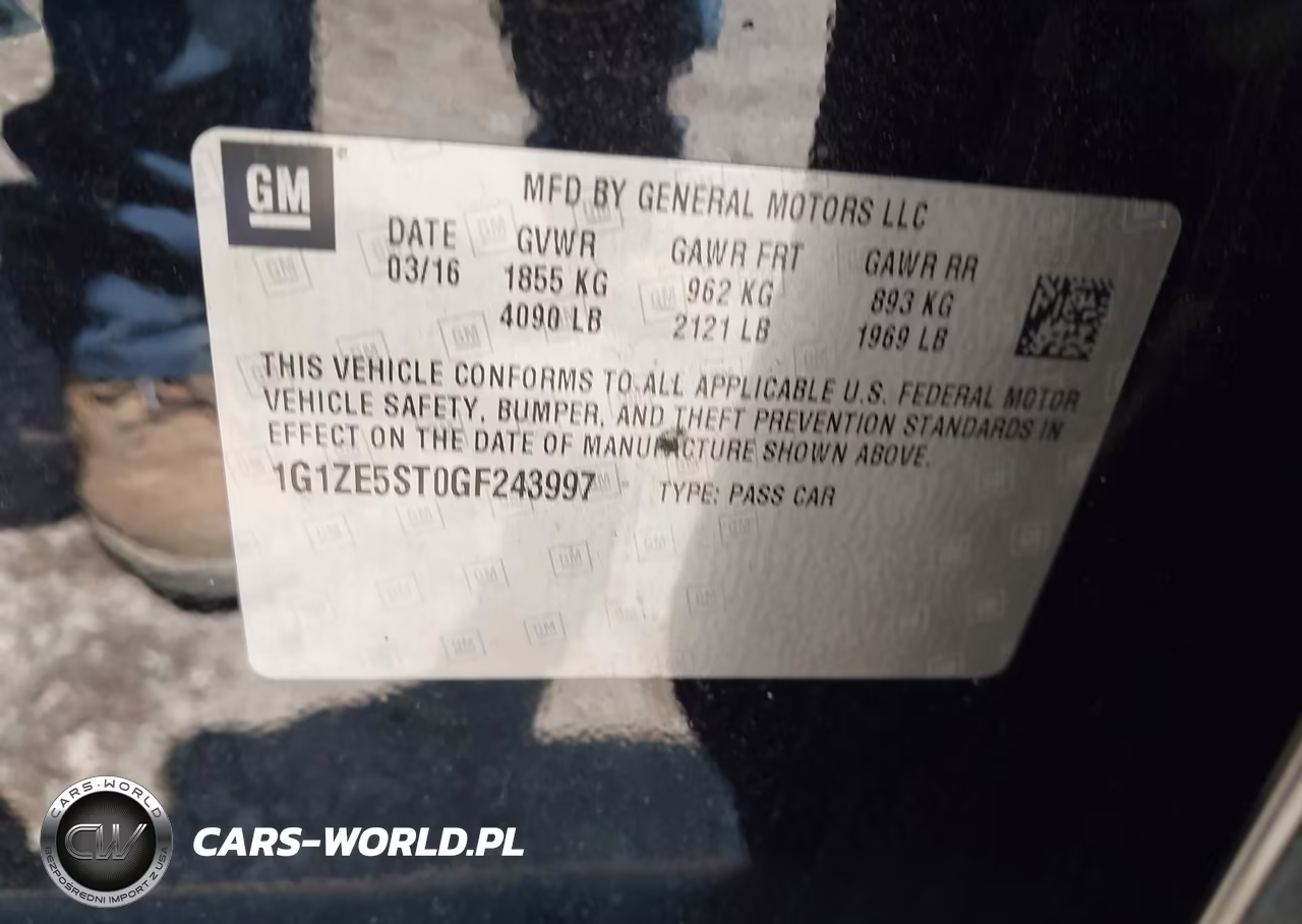 2016 Chevrolet Malibu 1Lt VIN:1G1ZE5ST0GF243997 - 9